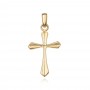 Златен медальон кръст Raise