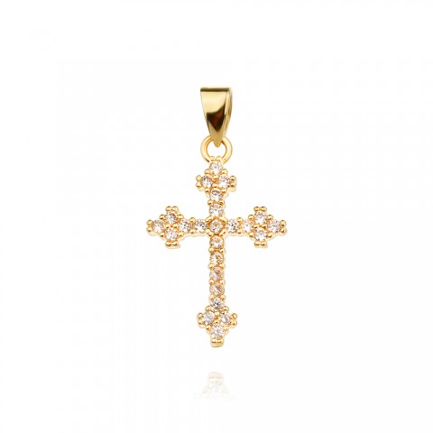 Златен медальон кръст Ellara