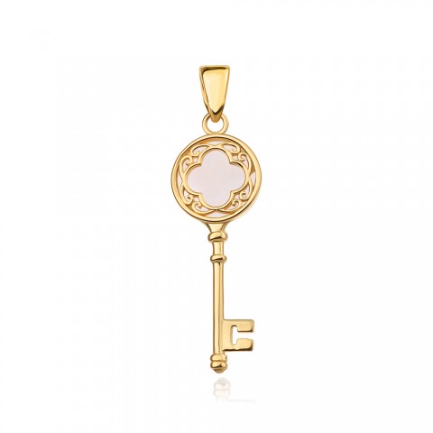 Златен медальон Luna Key