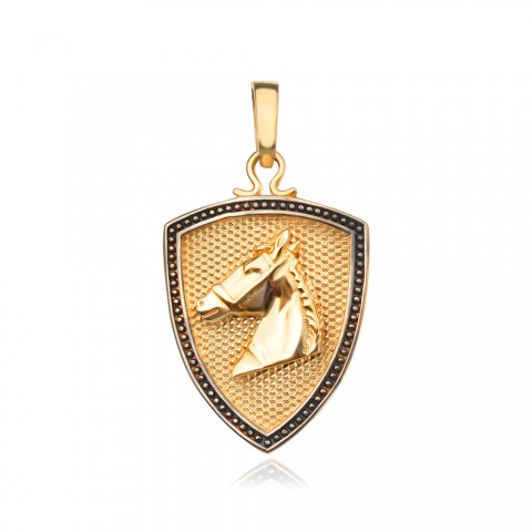 Златен медальон Horse