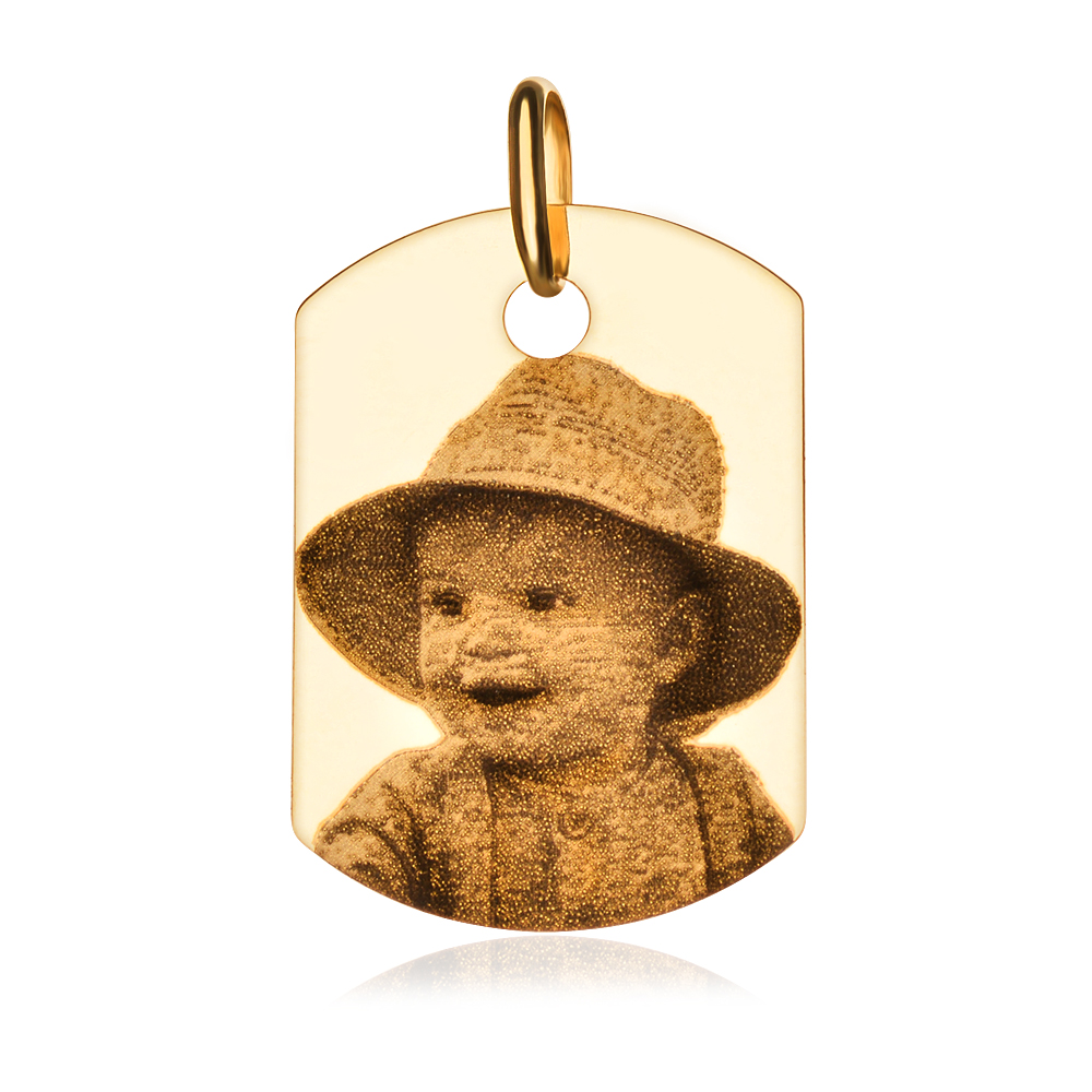 Златен медальон със снимка