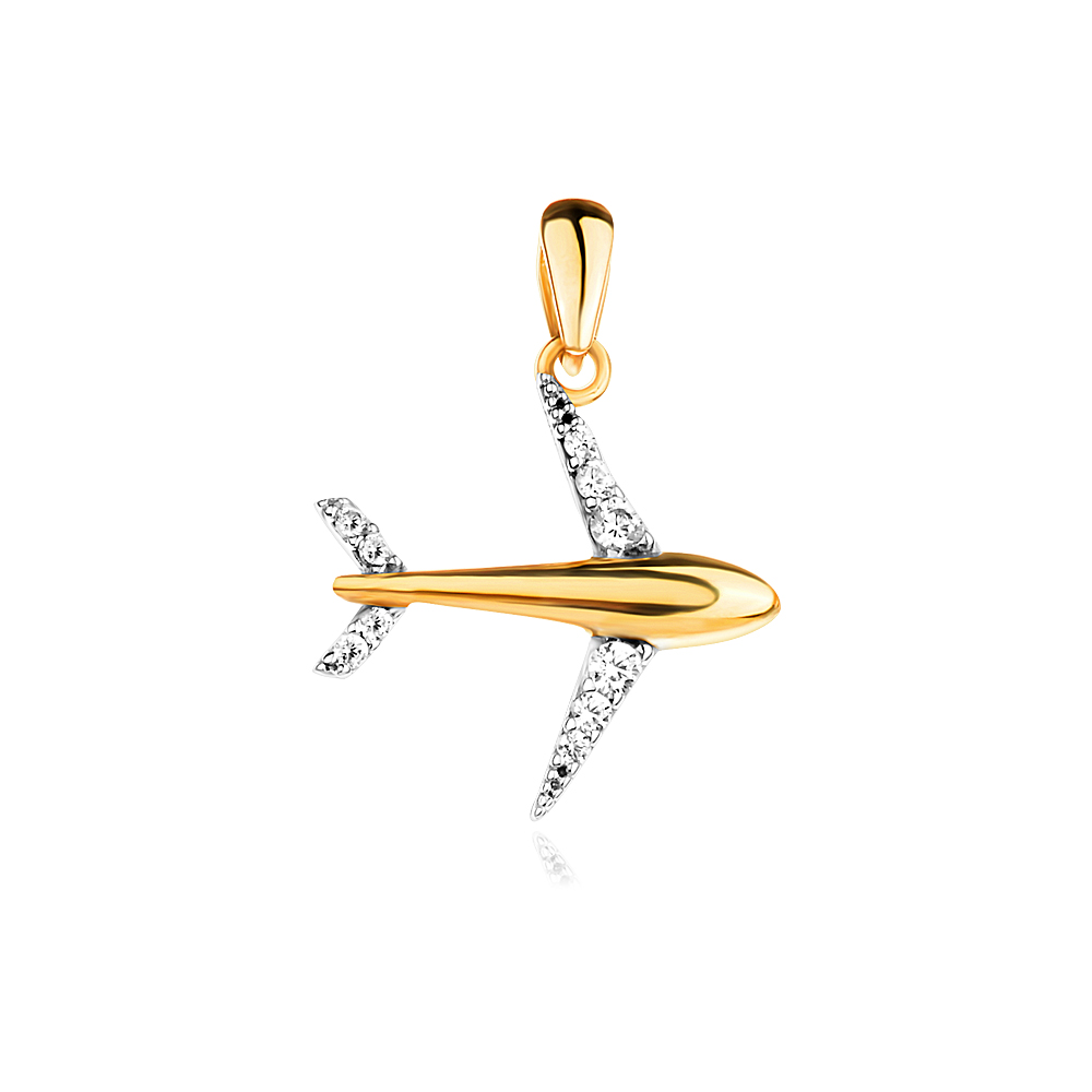 Златен медальон Airplane