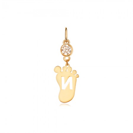 Златен медальон с буква