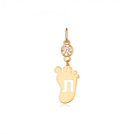 Златен медальон с буква