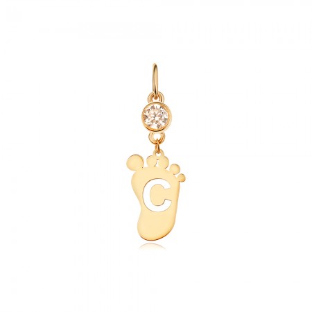 Златен медальон с буква