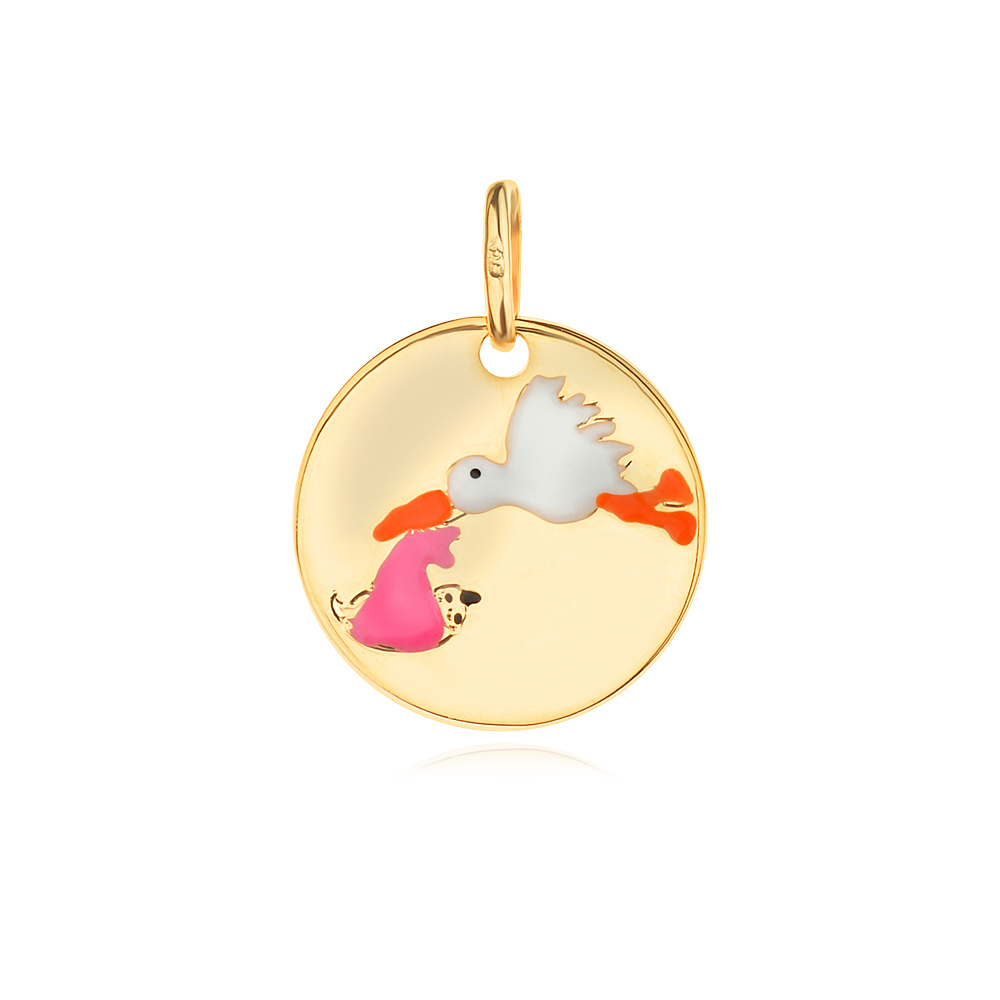 Златен медальон New Baby