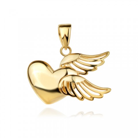 Златен медальон Angel love