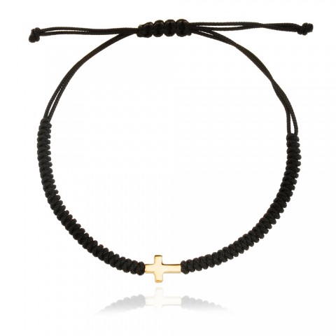 Гривна с конец и златен елемент кръст