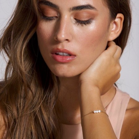 Златна гривна Pure Pearl