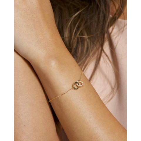 Златна гривна Тwo worlds