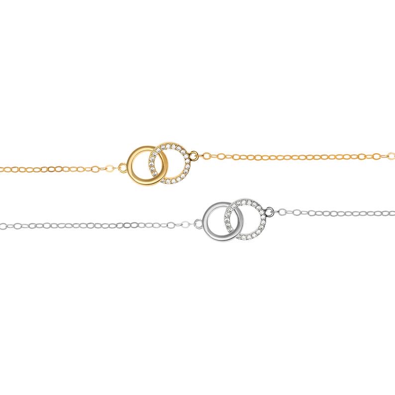 Златна гривна 14 карата EVER