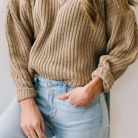 Златна гривна 14 карата с Полирани Топчета 