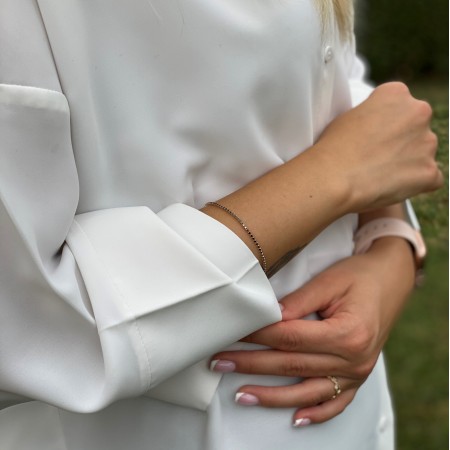 Златна гривна Tennis 