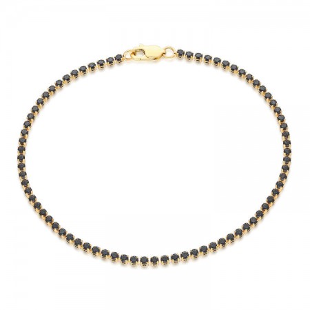 Златна гривна Tennis 