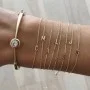 Златна гривна с буква 