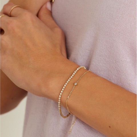 Златна гривна Solo