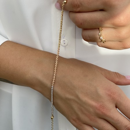 Златнa гривна Dia Luxe