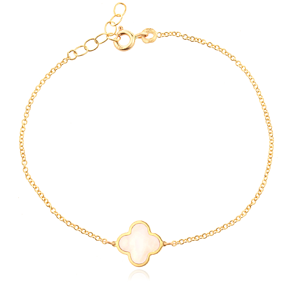 Златнa гривна Radiant Clover