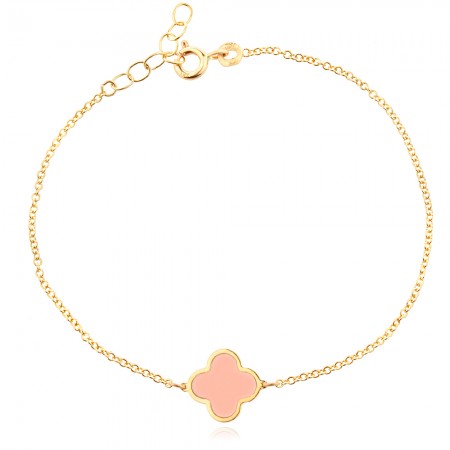 Златнa гривна Radiant Clover