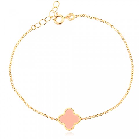 Златнa гривна Radiant Clover