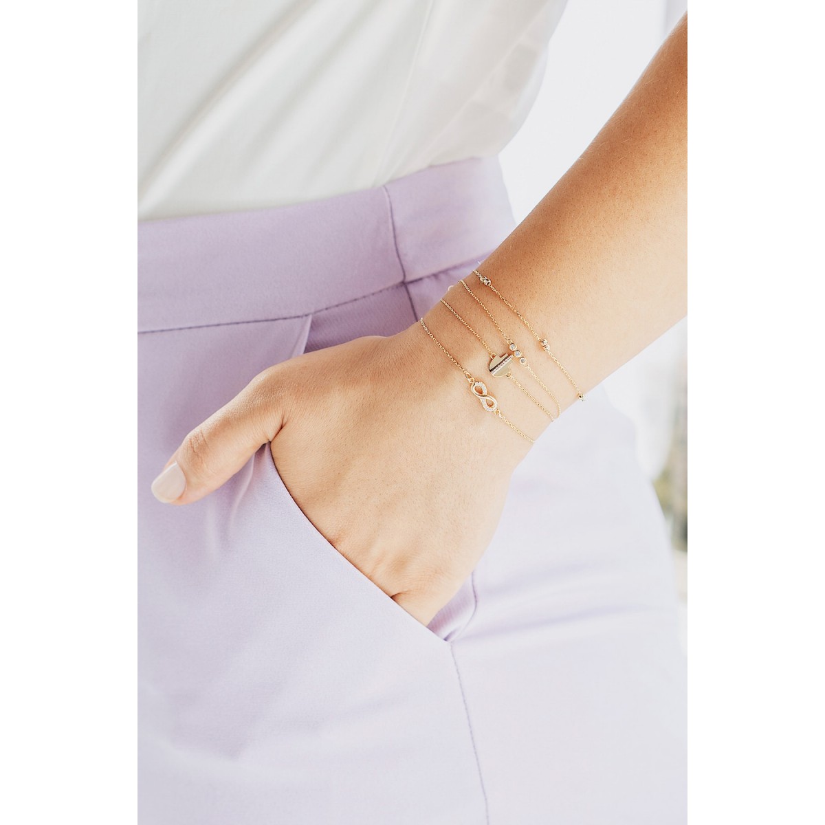 Златна гривна Duora