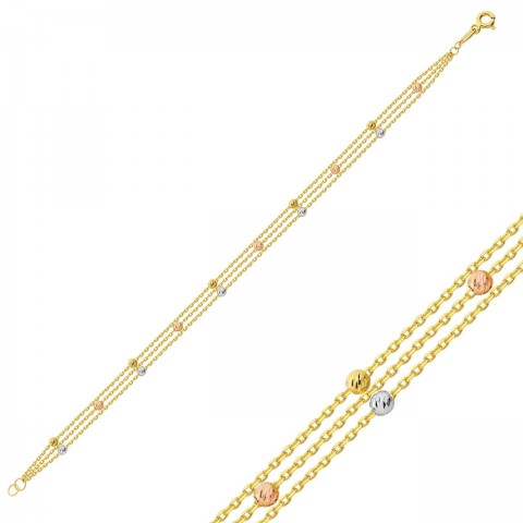 Златна гривна Triara