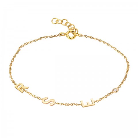 Златна гривна Lumi