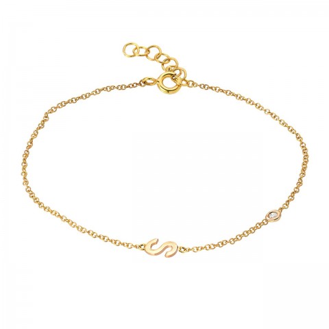 Златна гривна Lumi