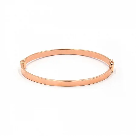 Златна твърда гривна Luxe Line - ГРИВНИ (Златни и сребърни бижута)