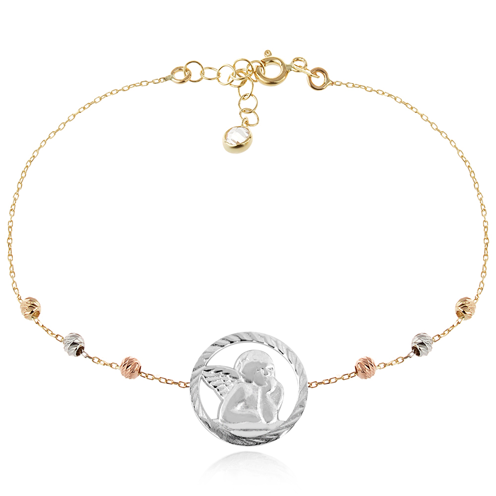 Златна гривна Ангелче