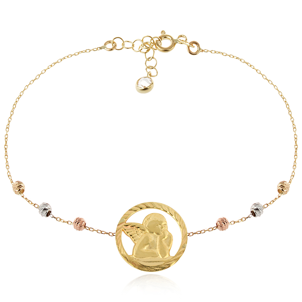 Златна гривна Ангелче