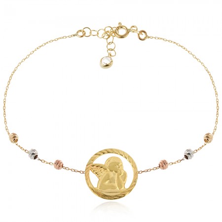 Златна гривна Ангелче