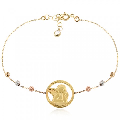 Златна гривна Ангелче