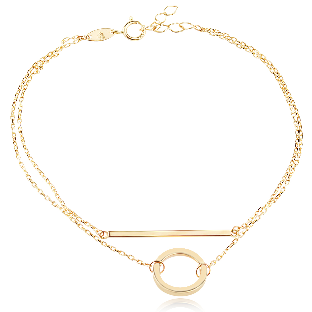 Златна гривна Lumi Bond