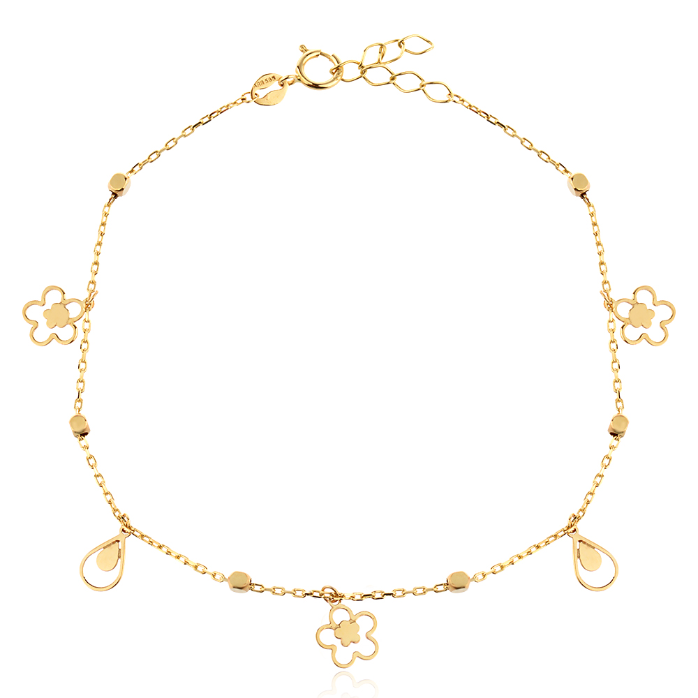 Златна гривна Bloom