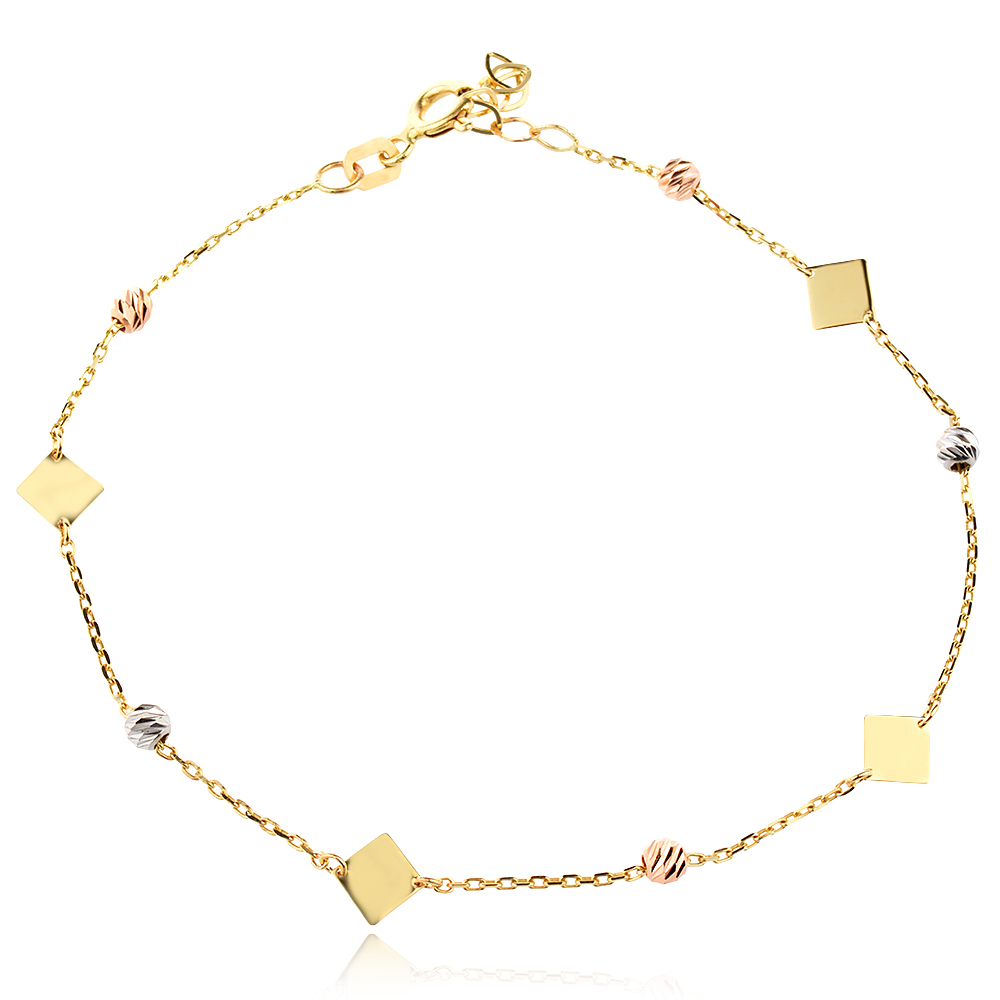 Златна гривна Bella