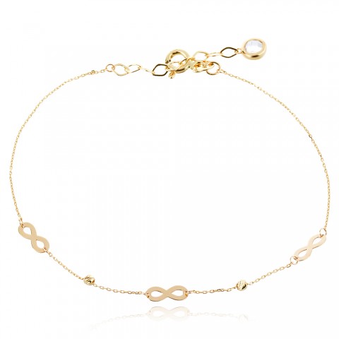 Златна гривна Bella Infinity