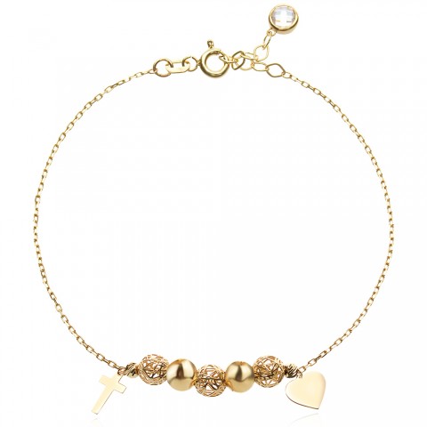  Златна гривна Lyrena