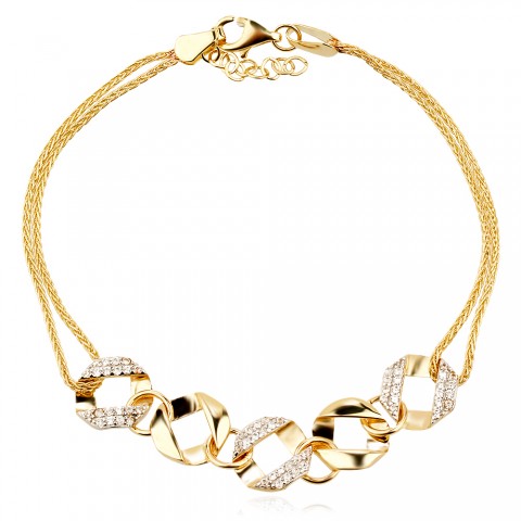 Златна гривна Oria