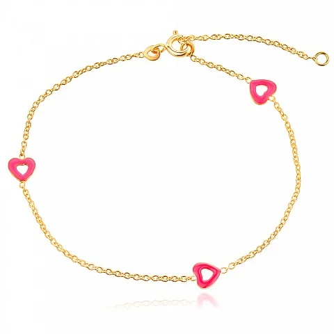 Златна Гривна Pink Love