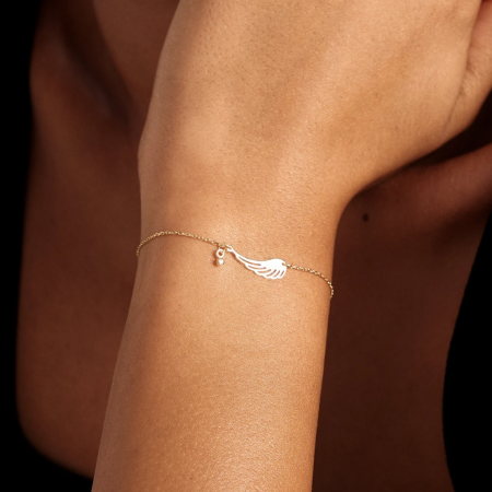 Златна Гривна Angel Wings