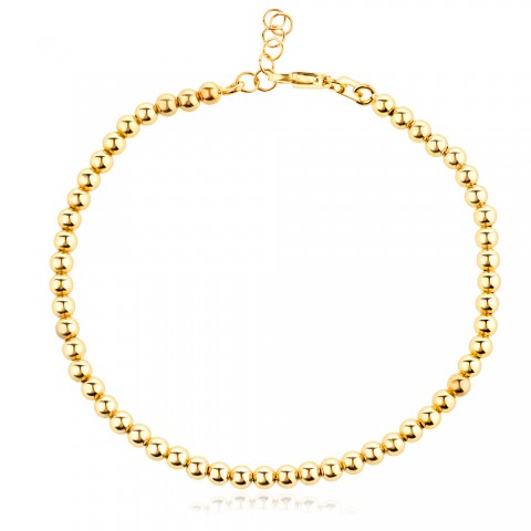 Златна гривна Shiny Ball