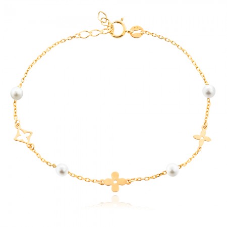 Златно колие с Cleef