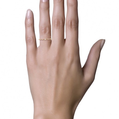 Златен пръстен Ball 