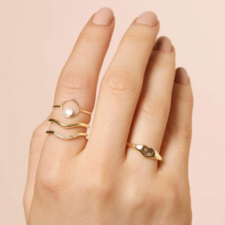 Златен пръстен СЪРЦЕ