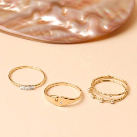 Златен пръстен СЪРЦЕ