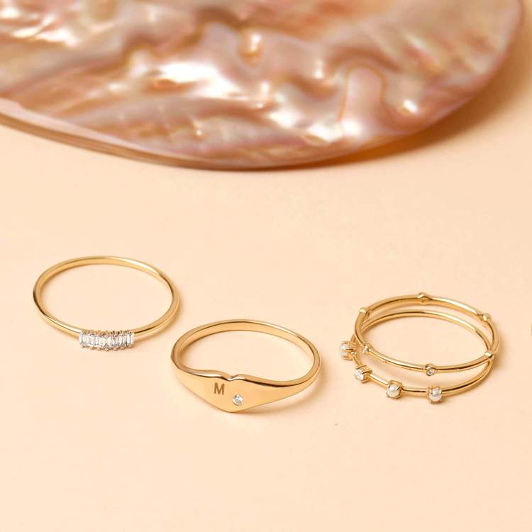 Златен пръстен СЪРЦЕ