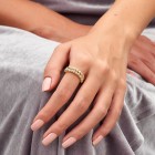 Златен пръстен D11718