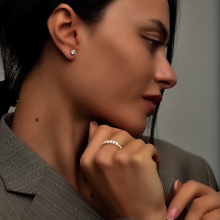 Златен пръстен Eternity 