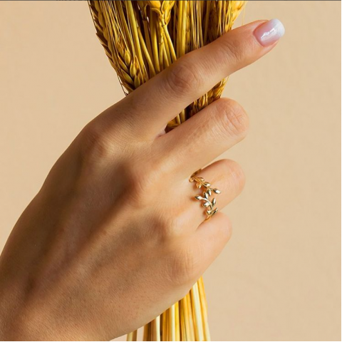 Златен пръстен D11719